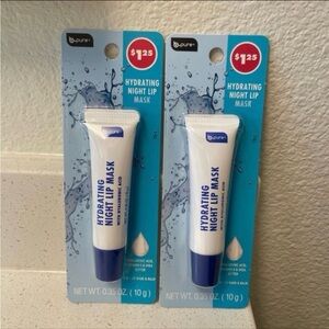B pure hydrating lip mask Moisturizing Skin Care Tubes x2